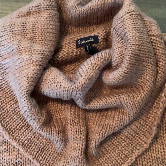 Short sleeve cowl neck sweater. - Picture 2 of 5